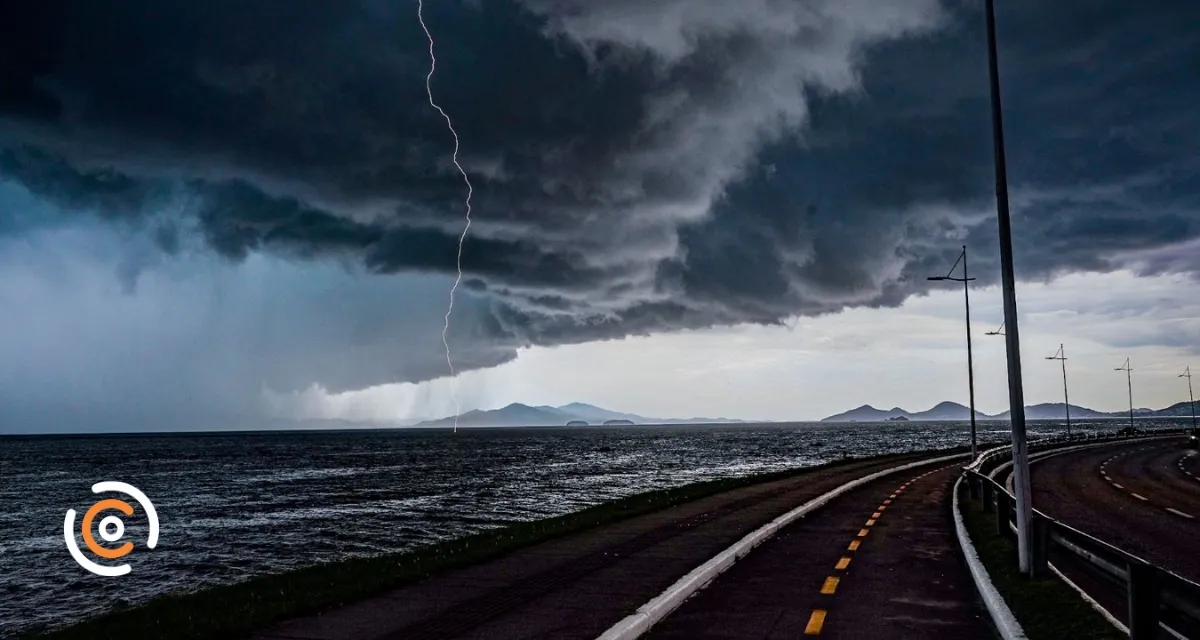 Frente fria pode trazer chuva e temporais em Santa Catarina