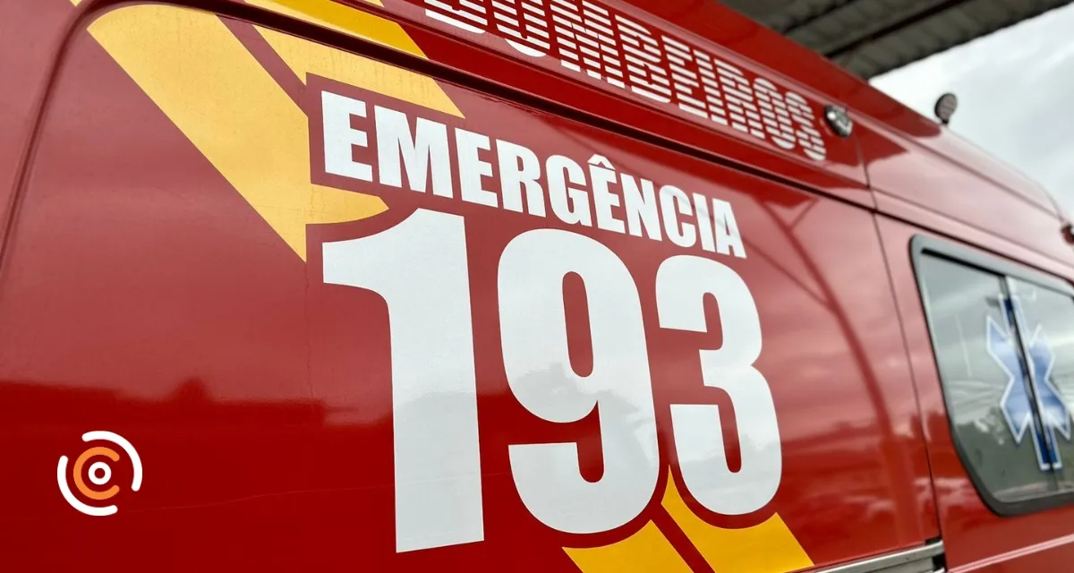 Ciclista fica ferida após colidir contra muro em Canoinhas