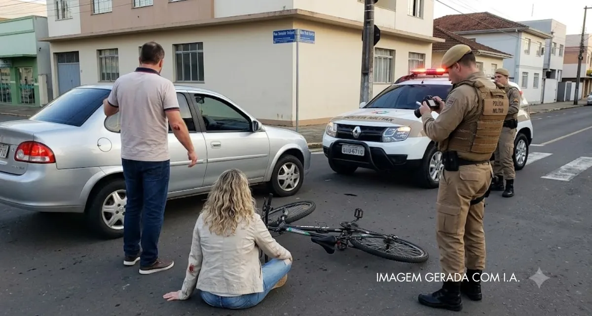 Polícia Militar atende acidentes de trânsito com danos materiais e feridos em Canoinhas