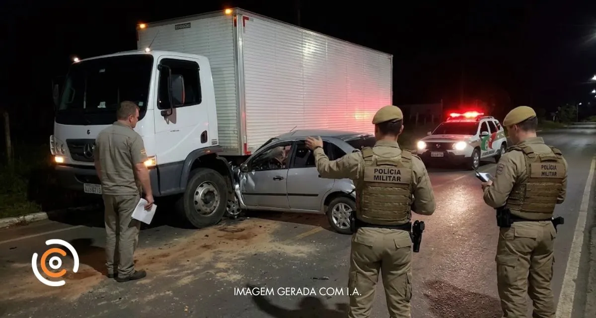 Polícia Militar registra acidentes de trânsito em Papanduva e Canoinhas