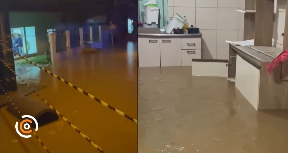 Chuvas intensas causam alagamentos em Canoinhas e acumulado passa de 100 mm em 24h