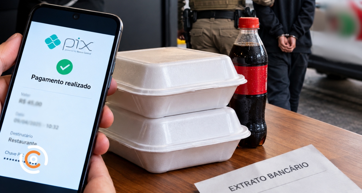 Adolescente envia PIX falso para restaurante e é apreendido durante a entrega em Mafra