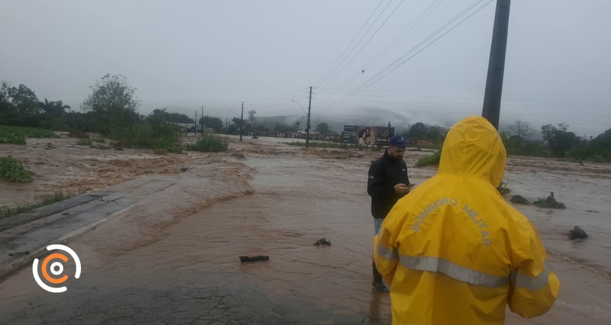 Chuvas intensas atingem 60 municípios em Santa Catarina