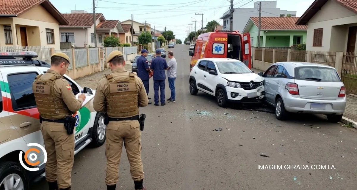 Motorista foge após causar acidente envolvendo três veículos em Canoinhas